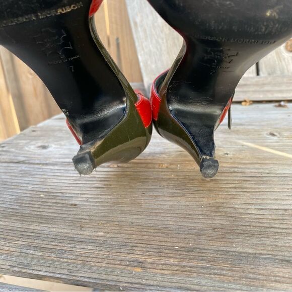 Sigerson Morrison patent leather high heel sandals size 7 - Picture 11 of 13